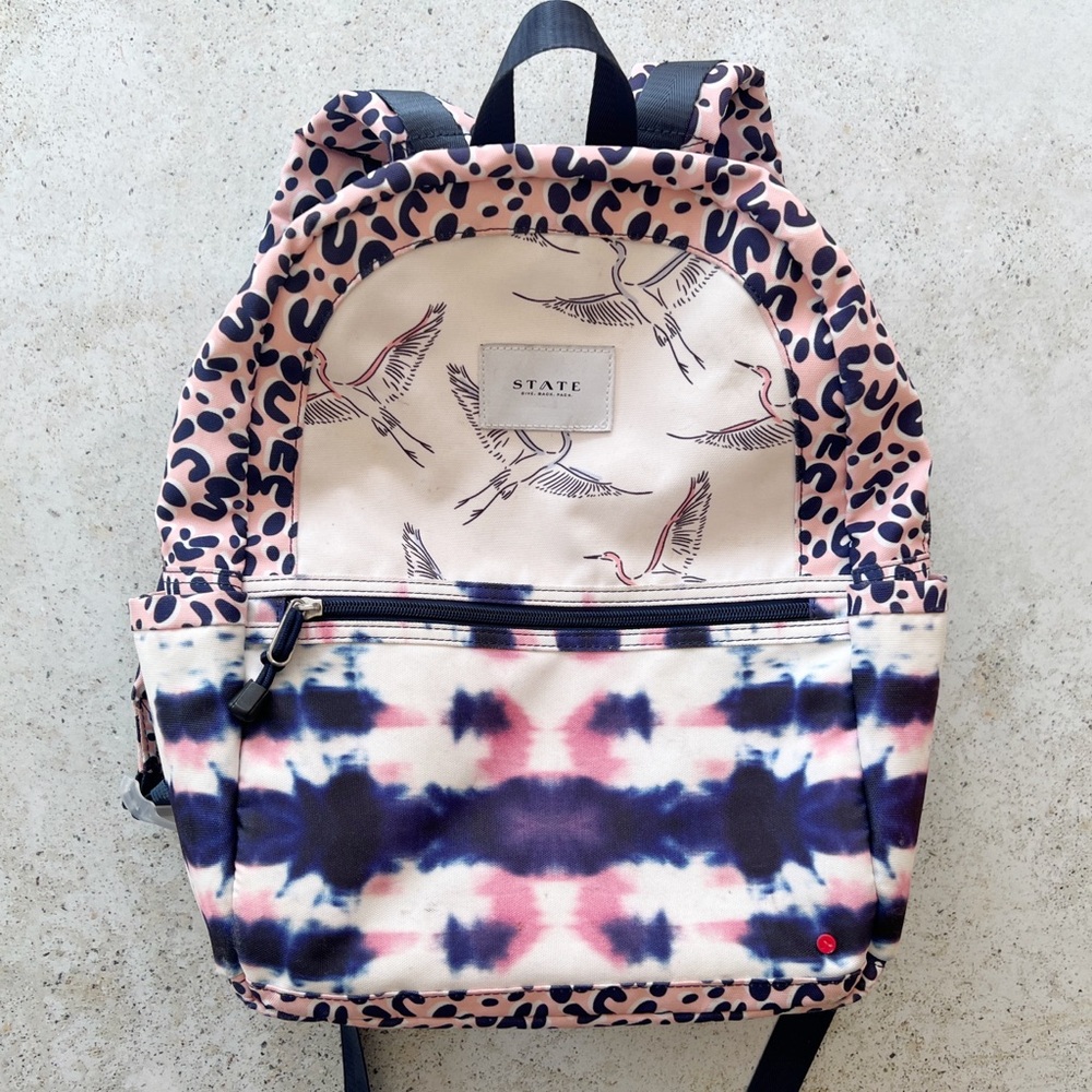 STATE Bags Kane Large Backpack Tie Dye Crane - Picture 2 of 8